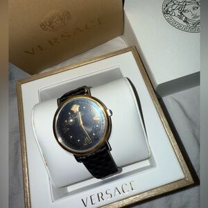 Versace Luxurious Gold and Black Watch